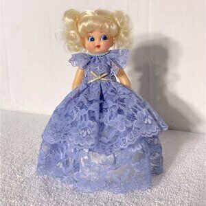 Vintage Handmade Toilet Paper Roll Cover Doll Decor